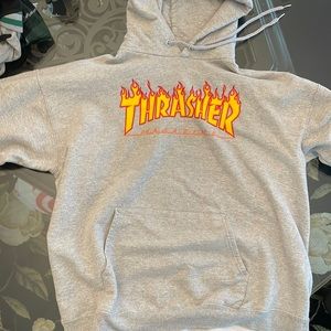 Gray Thrasher Hoodie